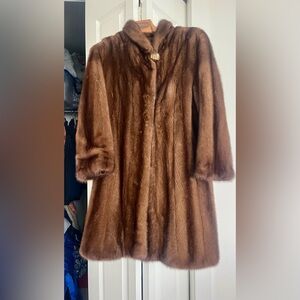 Luxurious Brown Mink Coat